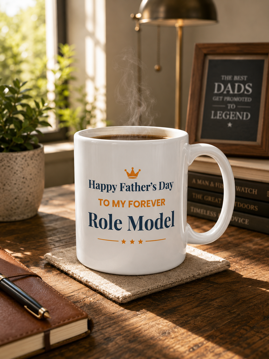 To My Forever Role Model Mug | Father’s Day Coffee Mug for Dad | Meaningful Gift for Father - PTAS_0013A_M