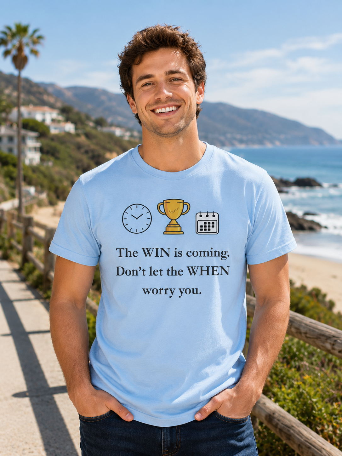 Success Mindset T-Shirt | The Win Is Coming | Minimal Inspirational Graphic Tee - PTA040T